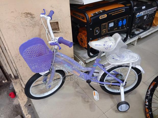 Purple Kids Bicycle 16 - thumbnail 4