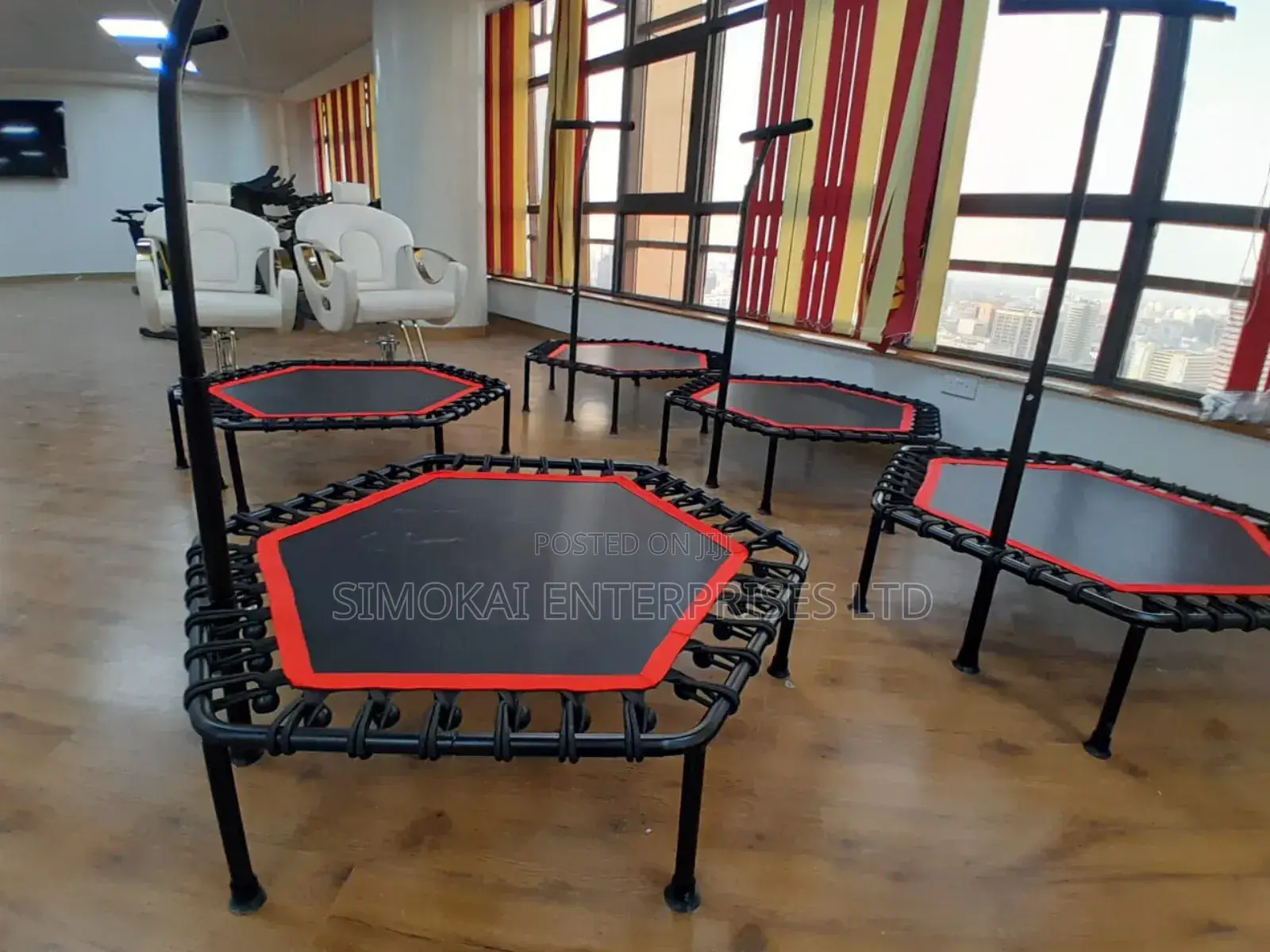 Hexagonal Commercial Gym Trampoline