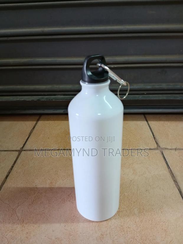 Water Bottle 750ml/Aluminium Water Bottle White - thumbnail 5