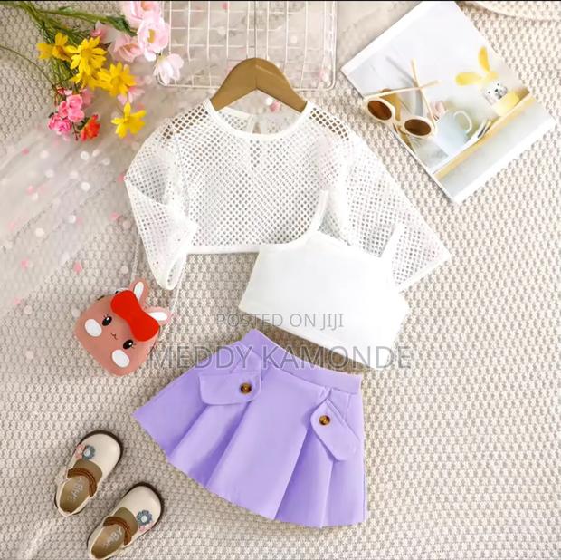 White Purple Skirt Suit - thumbnail 5
