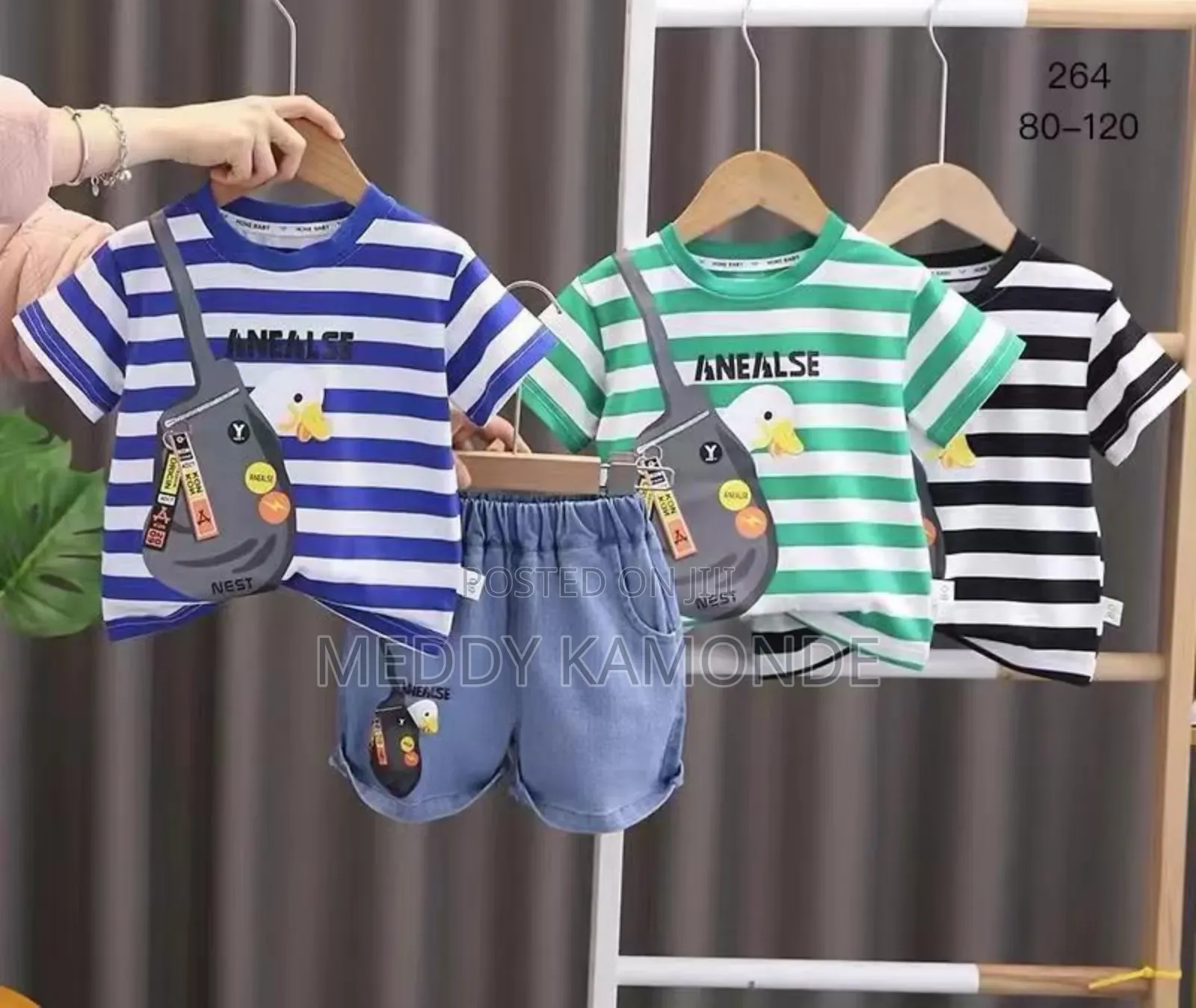 Stripe T-Shirt+Shirt