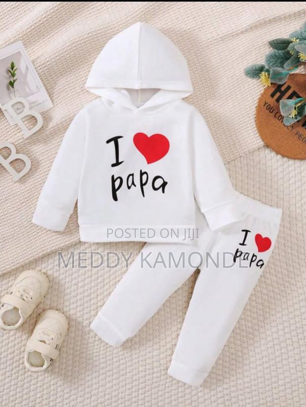 Unisex Kids White Tracksuit - main view