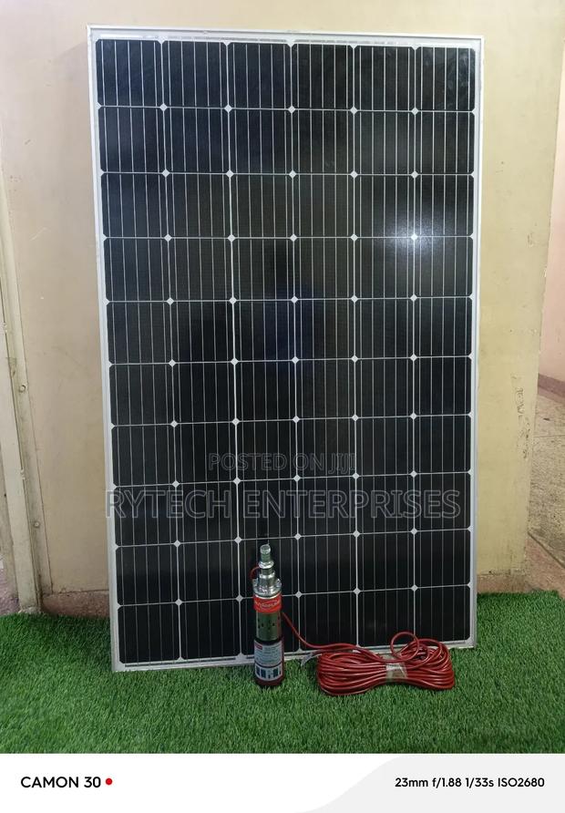 Solar Submersible Pump and Solar Panel, 250 W