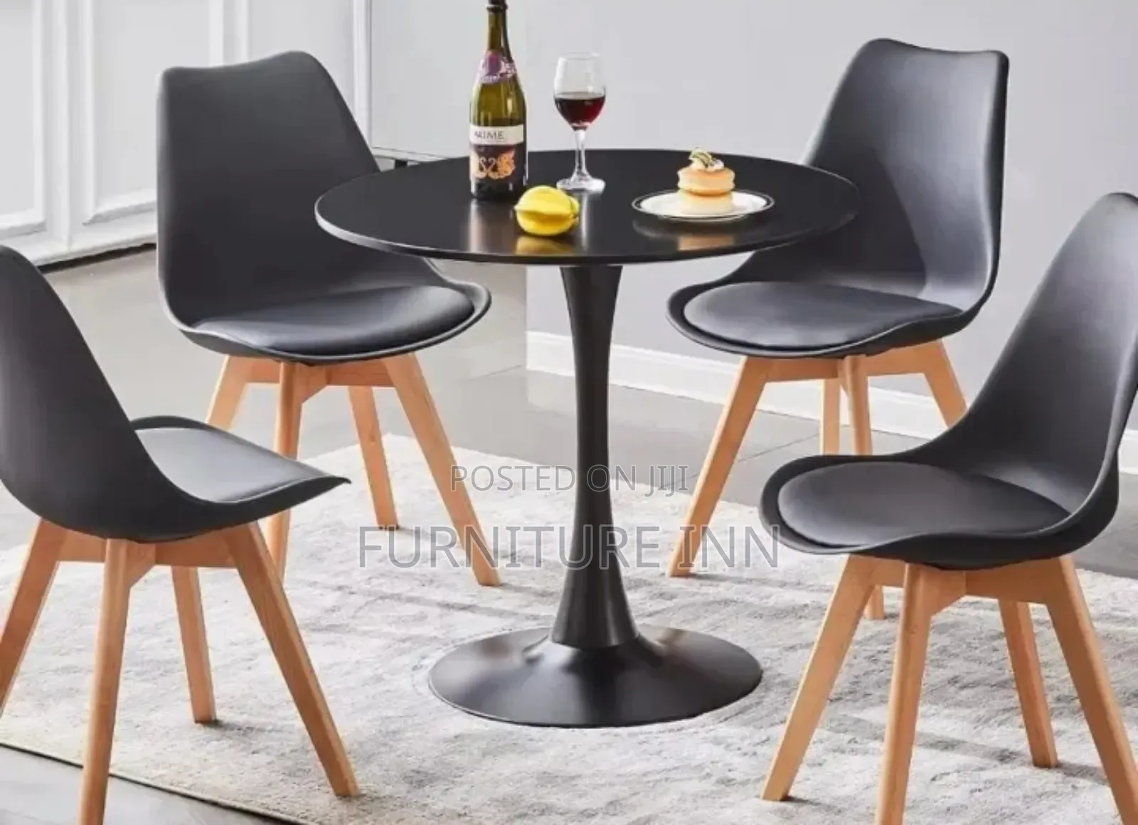 Classy Round Table With 4 Chairs