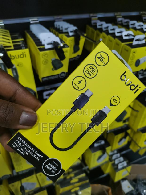 25cm 65W PD USB Type C-C Charge Data Cable - thumbnail 3