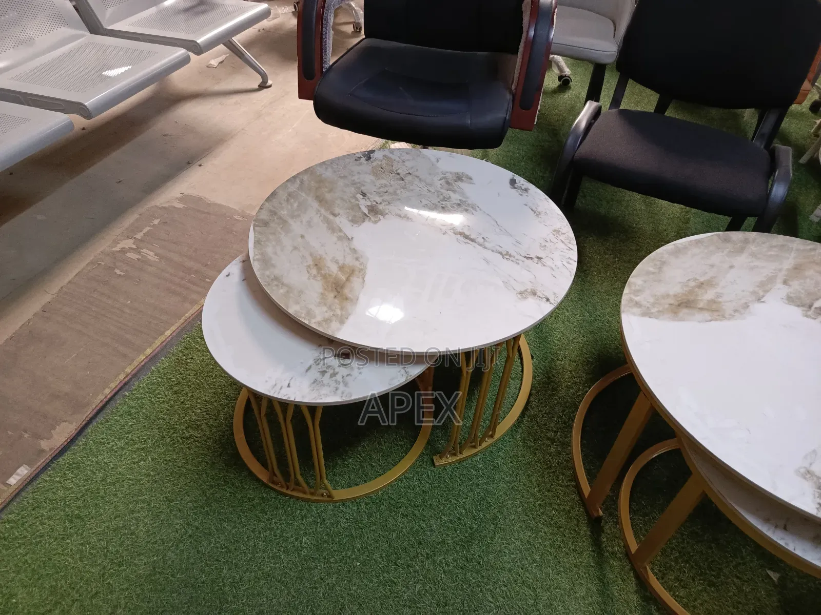 Twin Marble Coffee Table