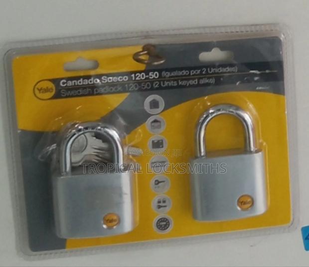 Yale Twin Padlocks Keyed Alike (50mm) Normal Keys - thumbnail 2