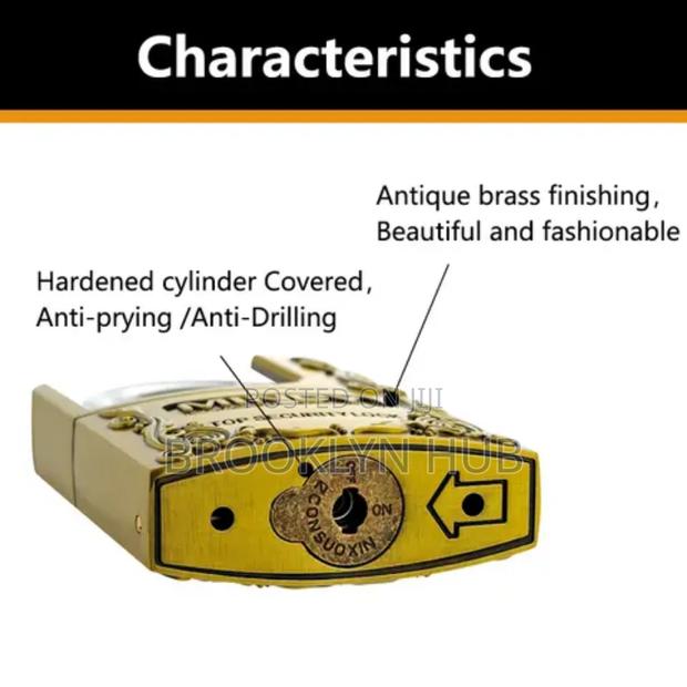 60mm Mindy ATI Theft Padlock - thumbnail 2