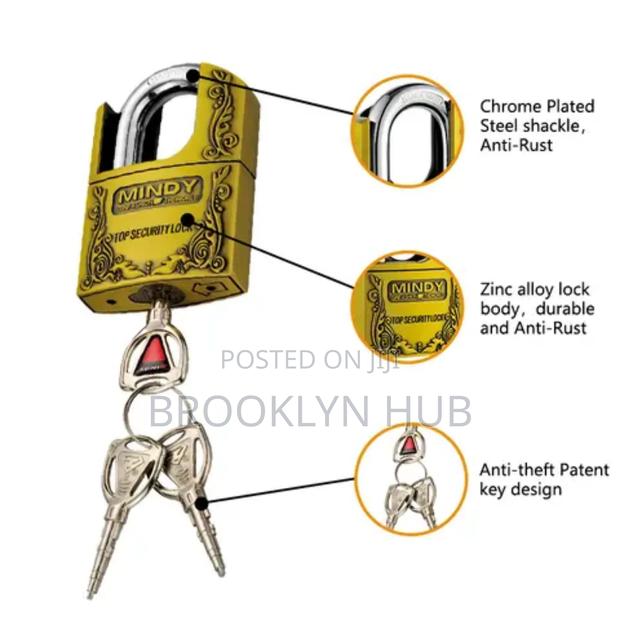 60mm Mindy ATI Theft Padlock - thumbnail 3