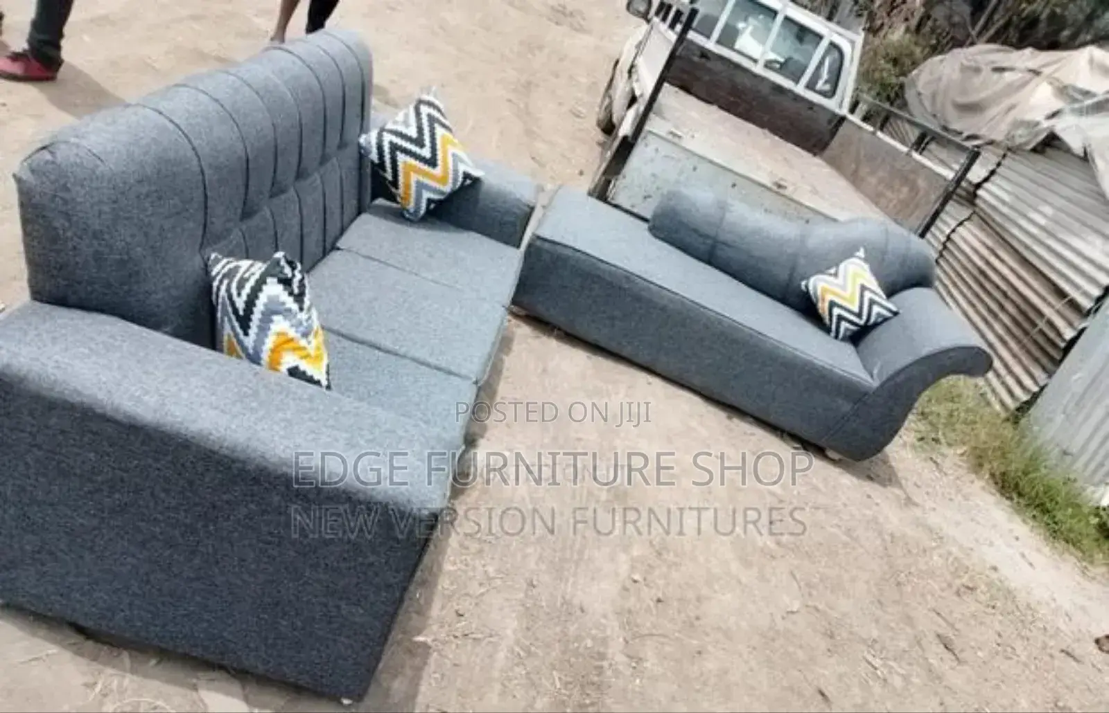 Grey 6seater Sofa Set On Sale At Affordable Price