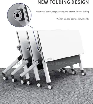 Versatile Flip-Top Conference Tables, Portable and Foldable