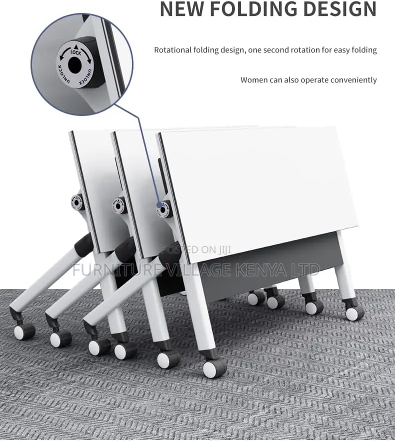 Versatile Flip-Top Conference Tables, Portable and Foldable