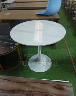 Dinning Table (Round Marble Top)