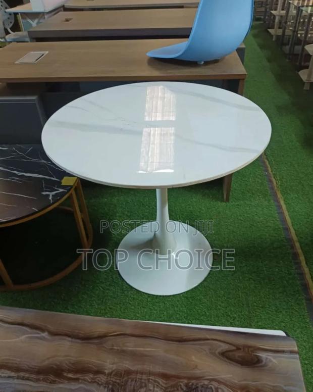 Dinning Table (Round Marble Top)