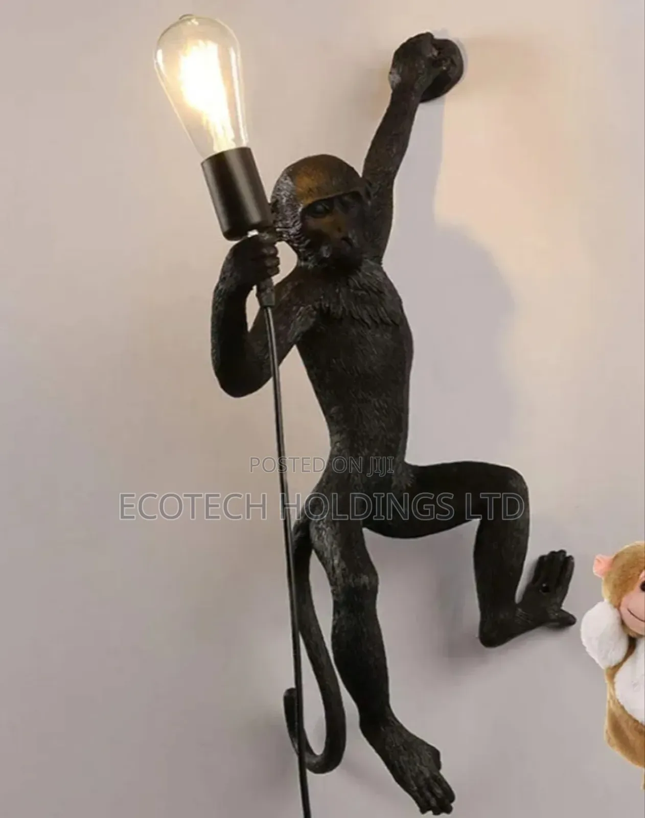 Black Monkey Hanging Light Wq5