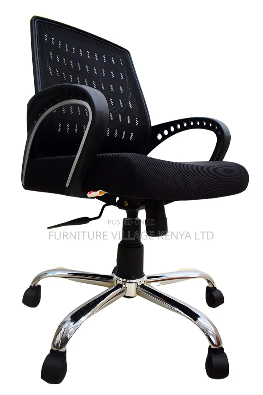 Ergonomic Office Chair; Mid-Back Swivel Task Seat