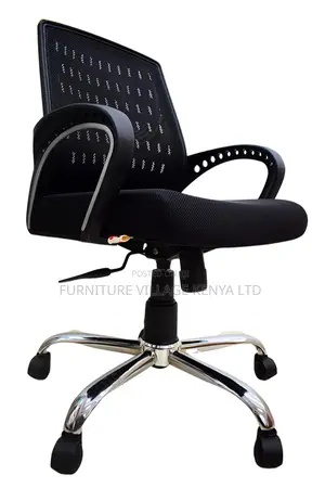 Ergonomic Office Chair; Mid-Back Swivel Task Seat