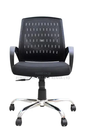 Ergonomic Office Chair; Mid-Back Swivel Task Seat