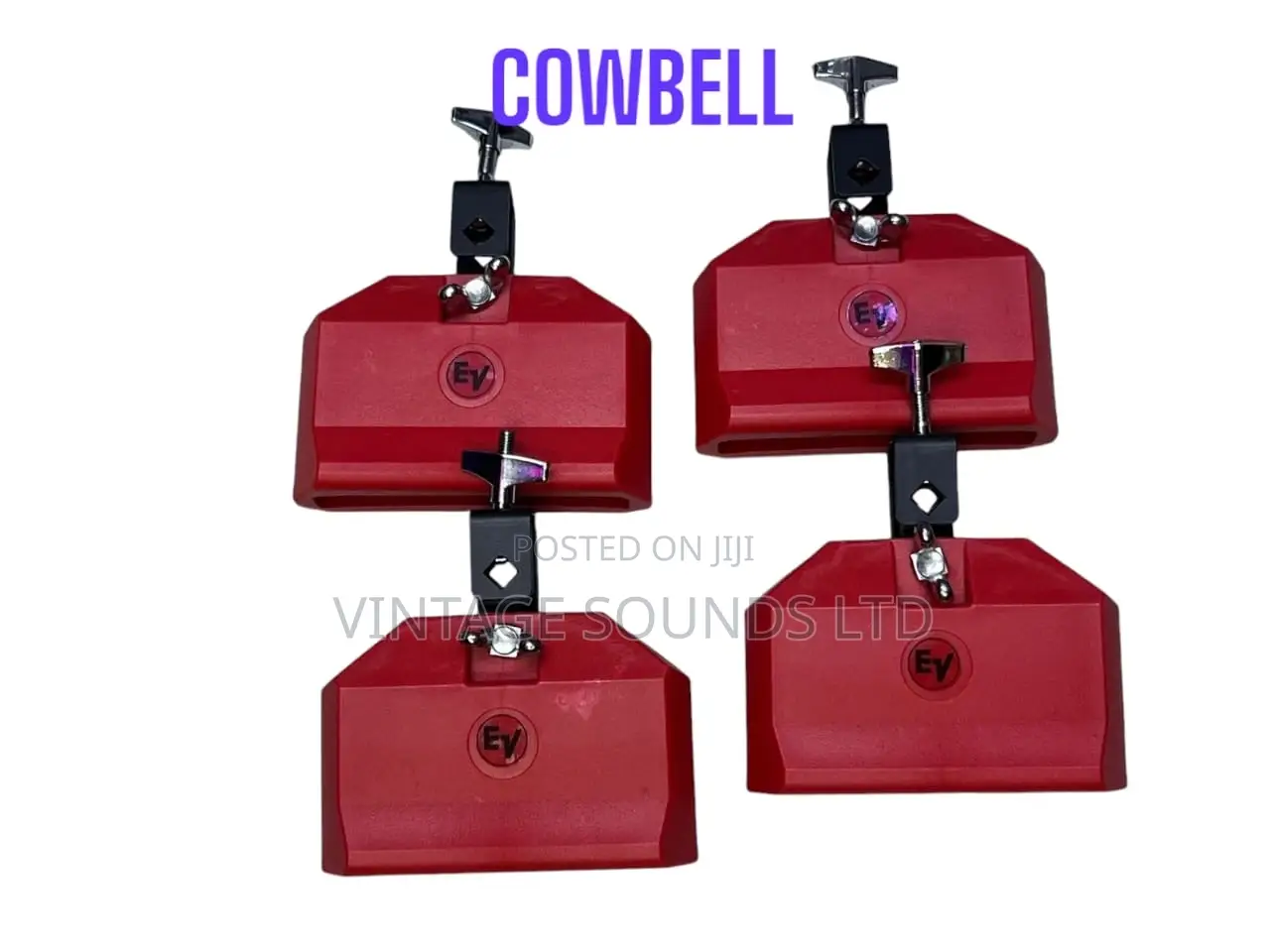 Plastic Percussion Instrument Cowbell for Drumset (1pc)