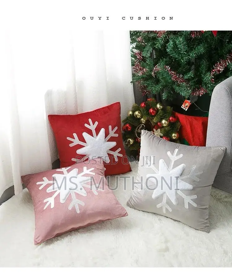 Velvet Decorative Christmas Pillow Covers*
