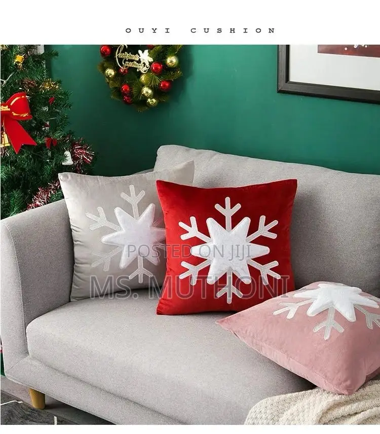 Velvet Decorative Christmas Pillow Covers*