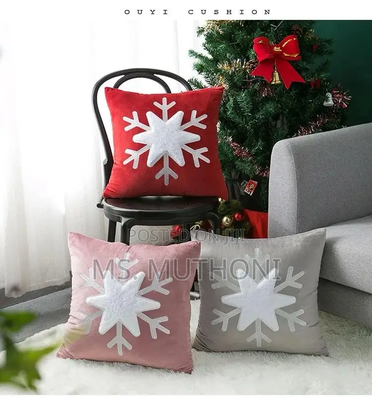 Velvet Decorative Christmas Pillow Covers*