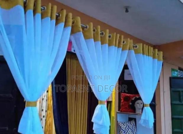 3 Piece Kitchen Window Sheers - main view