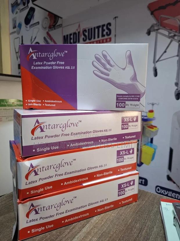 Latex Powder Free Gloves (,Medium) - main view