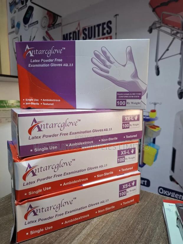 Latex Powder Free Gloves (,Medium) - thumbnail 2