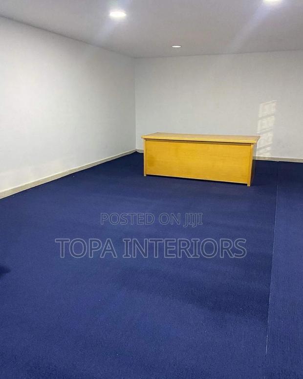 Dark Blue Office Floor Covering Wall to Wall Carpets Rugs