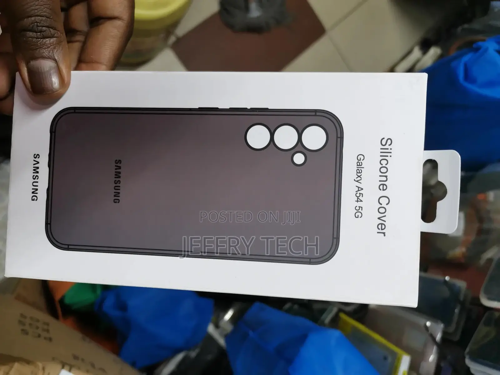 Soft Silicone Case For Samsung Galaxy A54 5G -black
