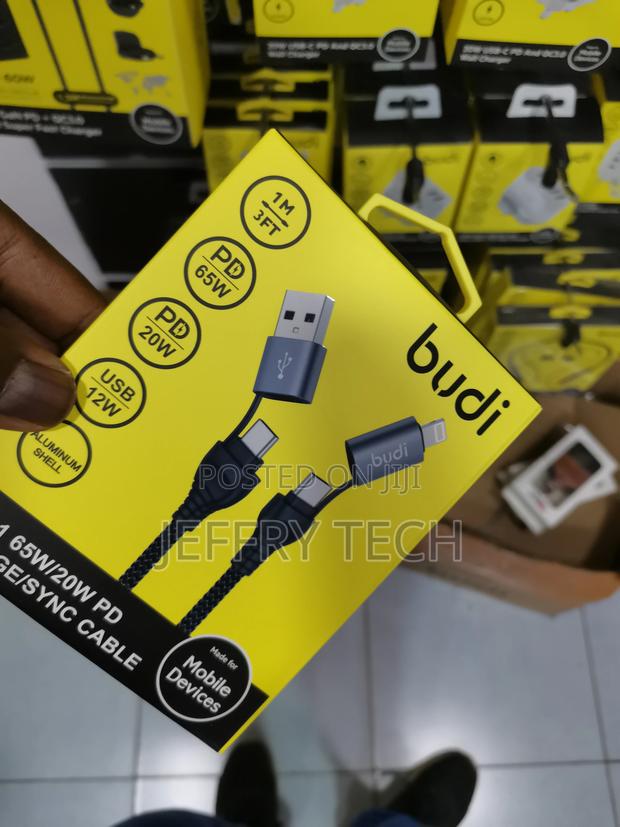 Budi 4 in 1 USB Type-C to C PD 65W 20W Charging Power Cable - thumbnail 3