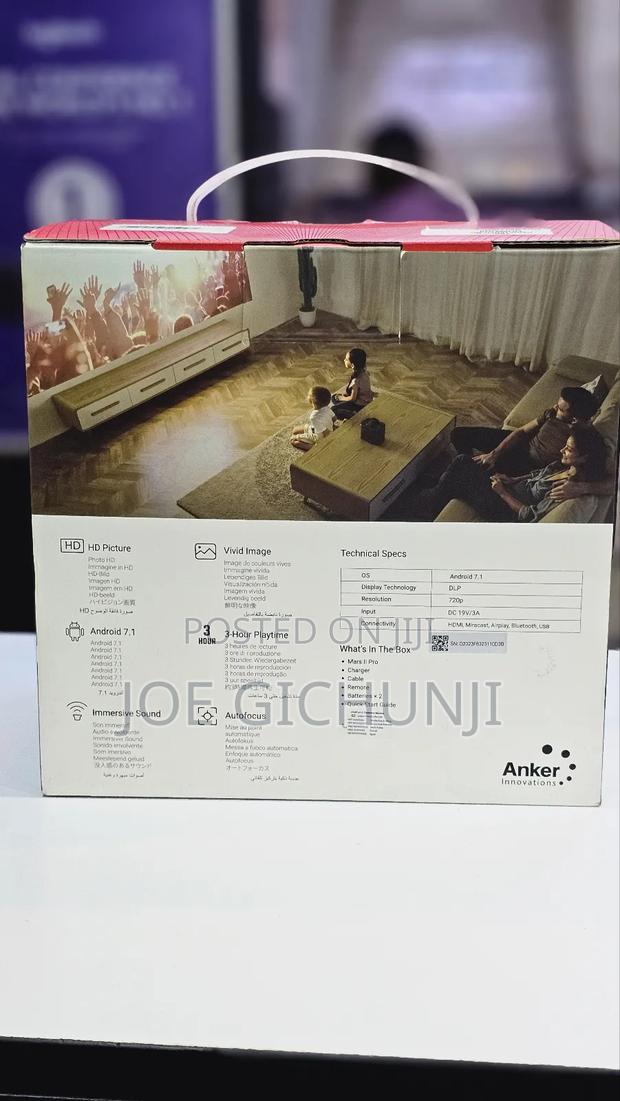 Anker Nebula Mars II Pro Smart Portable Projector - thumbnail 2