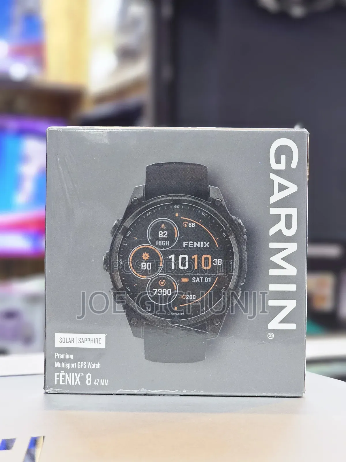 Garmin Fenix 8 Solar Sapphire GPS Smartwatch 47mm