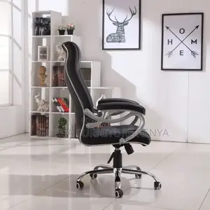 Office Chairs: High-Back Executive Boss Leather Office Seat