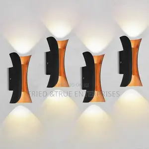 Elegant Black Golden Wall Bracket Light 9jp