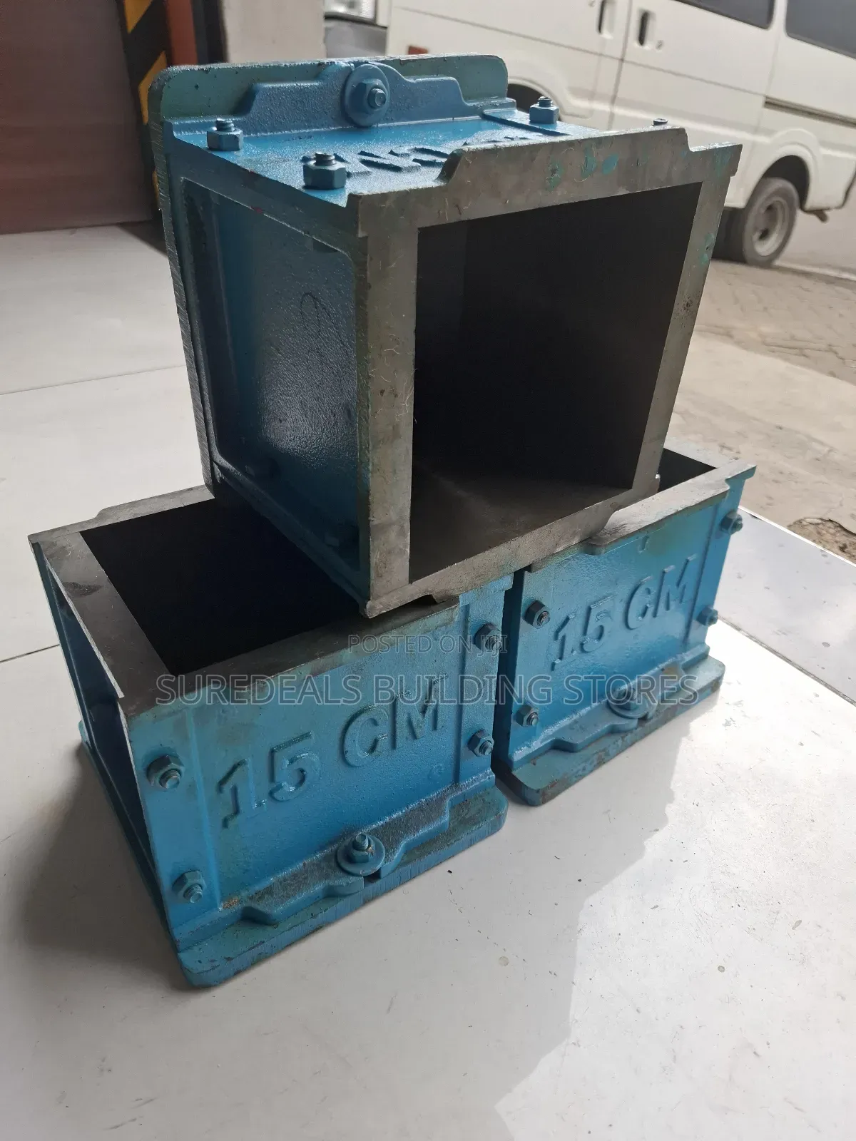 150mm Cubic Cast Iron Concrete Cube Mould.