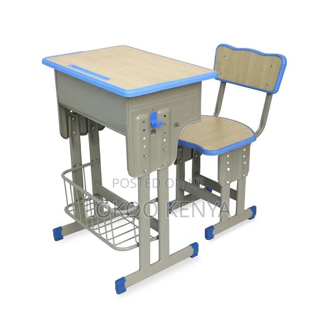 Office Chair: Kid's Desk and Chair Set Adjustable - thumbnail 5