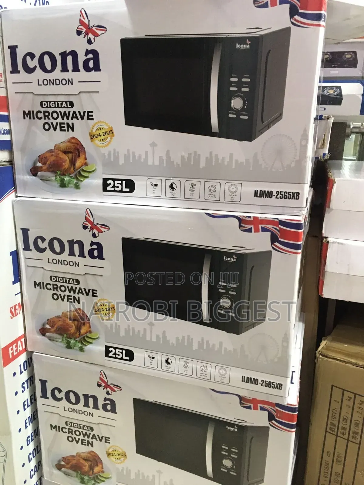 Icona 25 LTRS Digital Microwave Oven