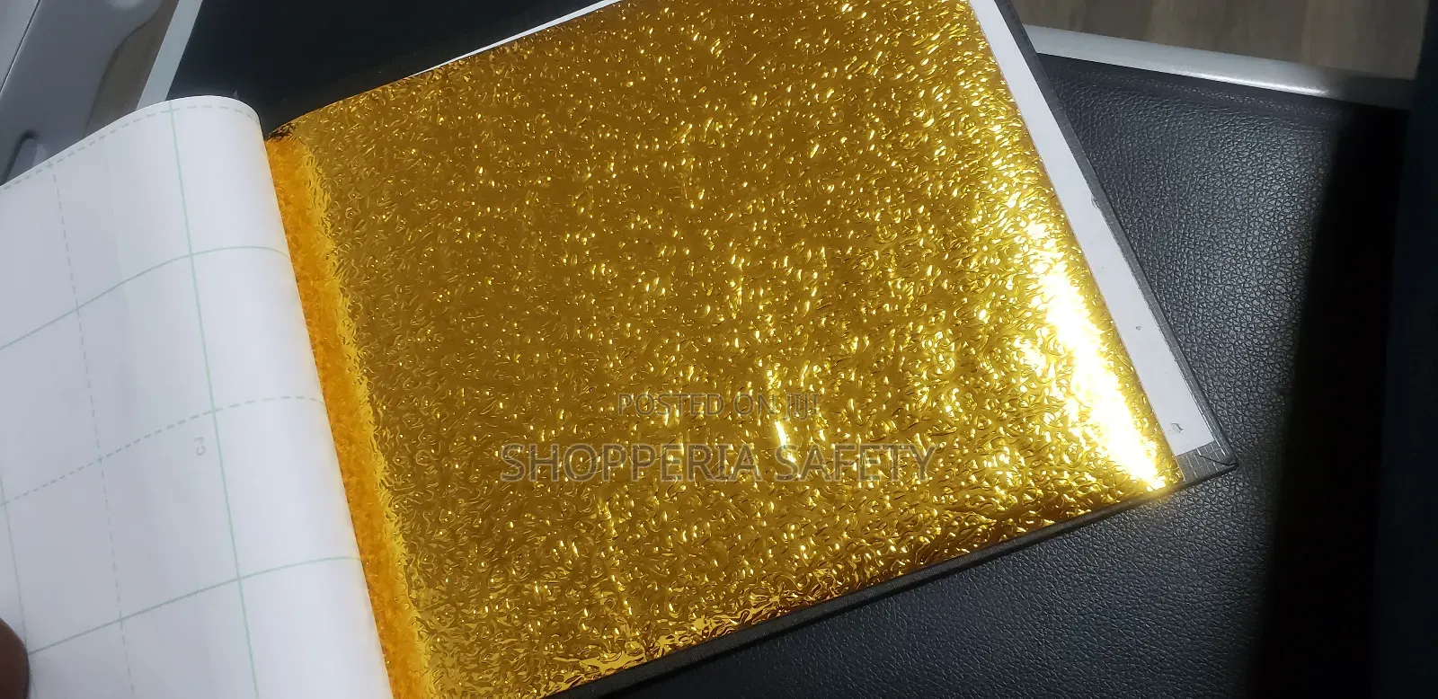 Yellow Shiny Contact Papers