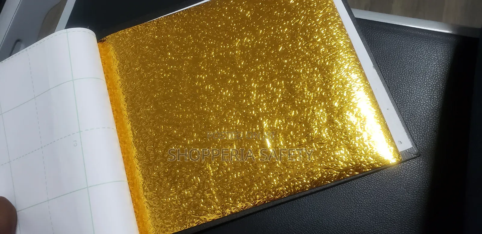 Yellow Shiny Contact Papers