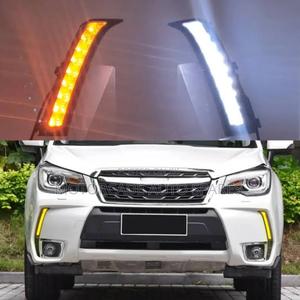 Subaru Forester SJ5 SJG Front Bumper LED DRL Strips Lights - main view