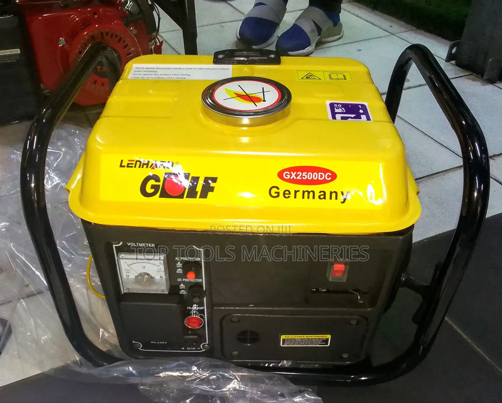 1000w Portable Petrol Generator Lenhard Golf