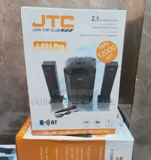 JTC Mtungi 2.1ch Hometheatre-Bt/Fm/Usb-12,000w-System