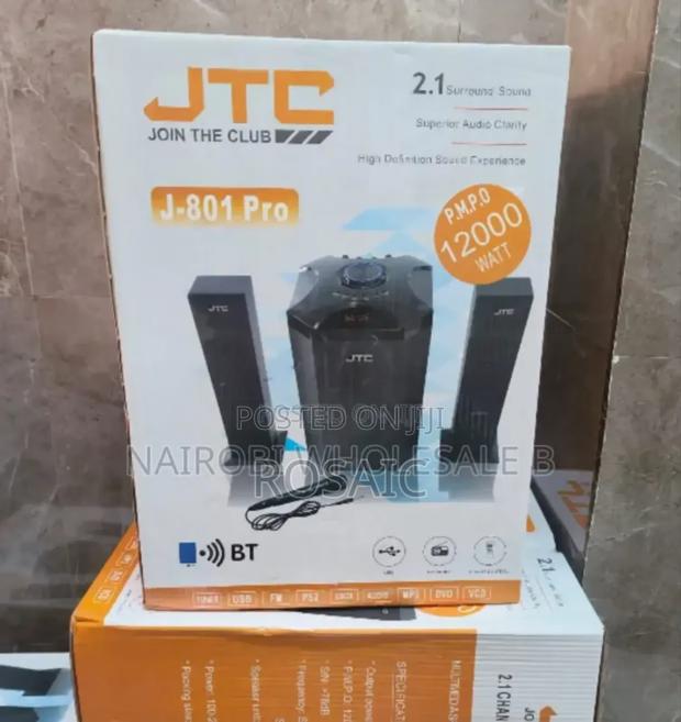 JTC Mtungi 2.1ch Hometheatre-Bt/Fm/Usb-12,000w-System
