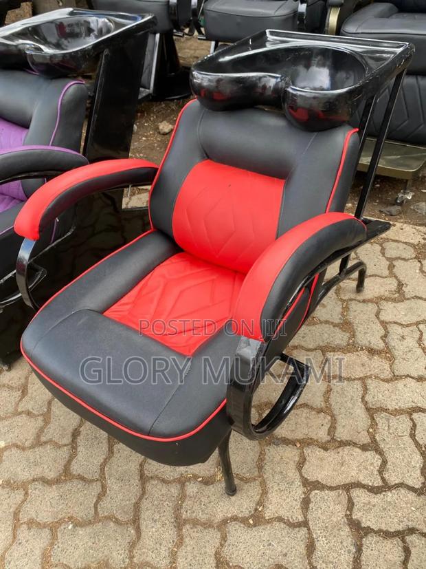 Red Salon Sink Hair Wash Basin - thumbnail 3