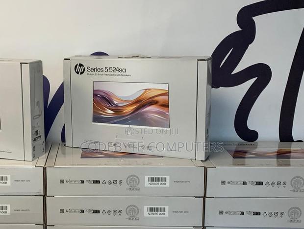 HP Series 5 23.8 Inch FHD Monitor With Speakers - 524sa - main view
