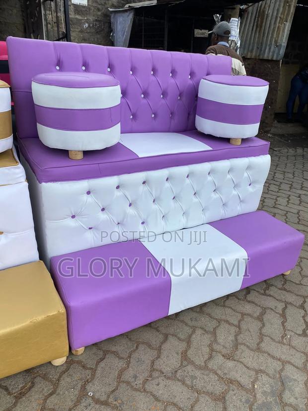 Purple Nail Pedicure Sofa - thumbnail 3