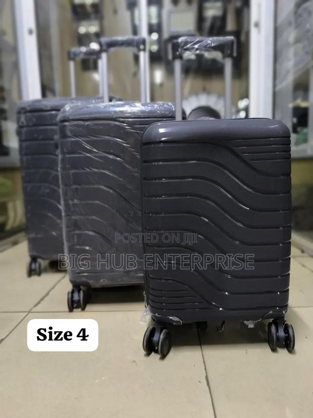 *Unbreakable Double Zip Rubber Suitcase Pp 3-in-1 - thumbnail 2