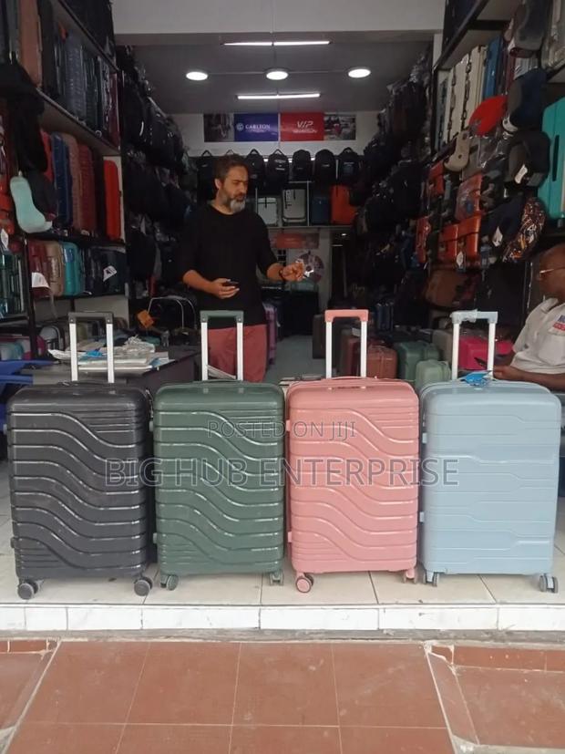 *Unbreakable Double Zip Rubber Suitcase Pp 3-in-1 - thumbnail 3